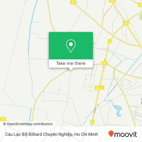 Câu Lạc Bộ Billiard Chuyên Nghiệp map