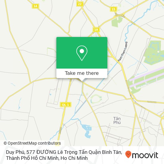 Duy Phú, 577 ĐƯỜNG Lê Trọng Tấn Quận Bình Tân, Thành Phố Hồ Chí Minh map