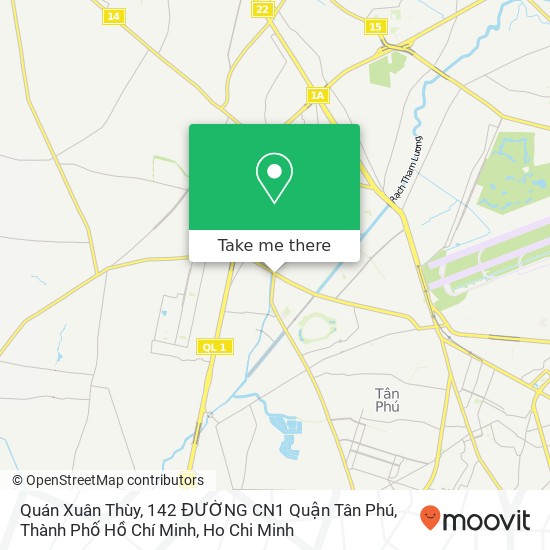 Quán Xuân Thùy, 142 ĐƯỜNG CN1 Quận Tân Phú, Thành Phố Hồ Chí Minh map