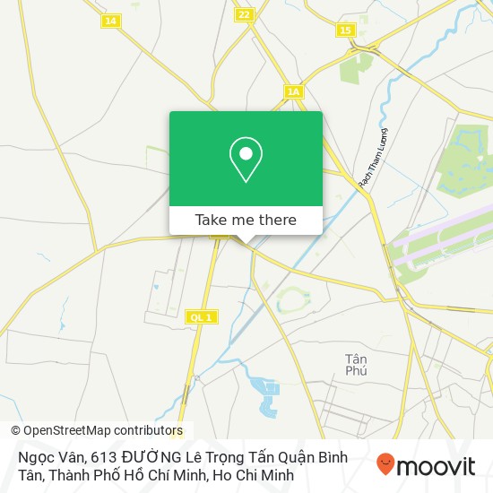 Ngọc Vân, 613 ĐƯỜNG Lê Trọng Tấn Quận Bình Tân, Thành Phố Hồ Chí Minh map