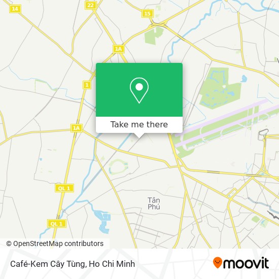 Café-Kem Cây Tùng map
