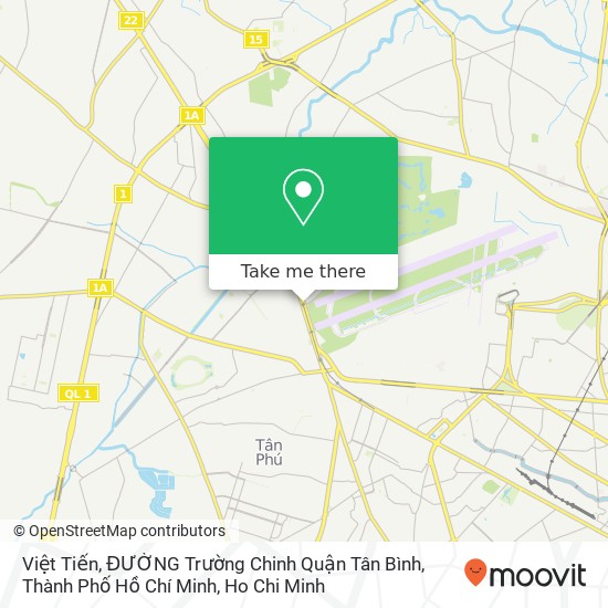 Việt Tiến, ĐƯỜNG Trường Chinh Quận Tân Bình, Thành Phố Hồ Chí Minh map