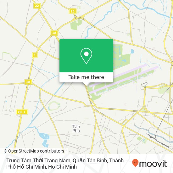 Trung Tâm Thời Trang Nam, Quận Tân Bình, Thành Phố Hồ Chí Minh map