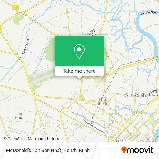 McDonald's Tân Sơn Nhất map