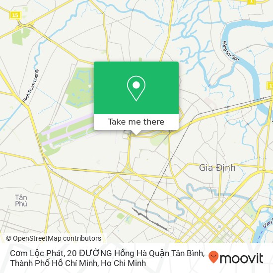 Cơm Lộc Phát, 20 ĐƯỜNG Hồng Hà Quận Tân Bình, Thành Phố Hồ Chí Minh map