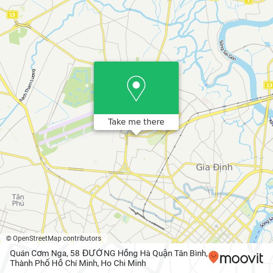 Quán Cơm Nga, 58 ĐƯỜNG Hồng Hà Quận Tân Bình, Thành Phố Hồ Chí Minh map