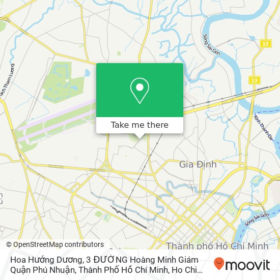 Hoa Hướng Dương, 3 ĐƯỜNG Hoàng Minh Giám Quận Phú Nhuận, Thành Phố Hồ Chí Minh map