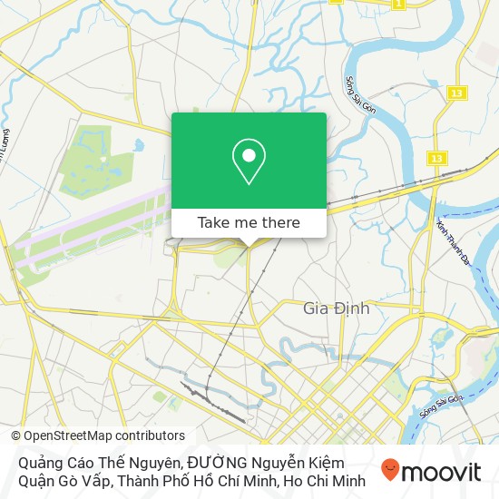 Quảng Cáo Thế Nguyên, ĐƯỜNG Nguyễn Kiệm Quận Gò Vấp, Thành Phố Hồ Chí Minh map