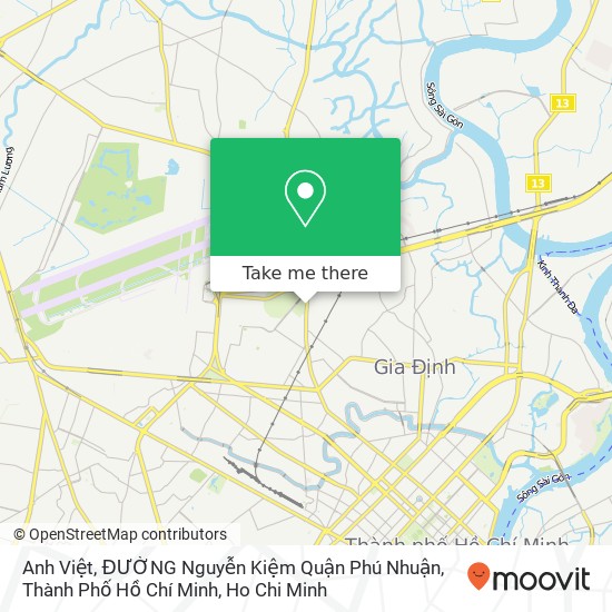 Anh Việt, ĐƯỜNG Nguyễn Kiệm Quận Phú Nhuận, Thành Phố Hồ Chí Minh map