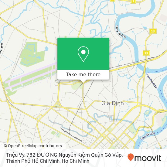 Triệu Vy, 782 ĐƯỜNG Nguyễn Kiệm Quận Gò Vấp, Thành Phố Hồ Chí Minh map