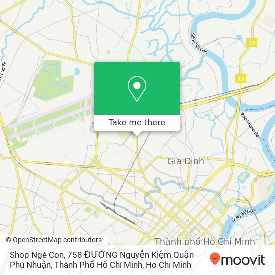 Shop Ngé Con, 758 ĐƯỜNG Nguyễn Kiệm Quận Phú Nhuận, Thành Phố Hồ Chí Minh map