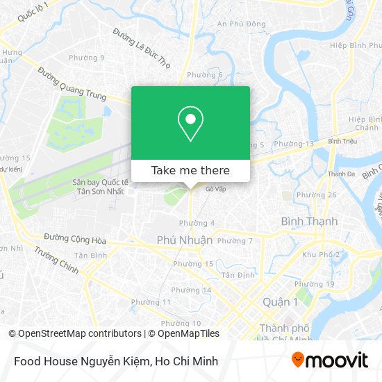 Food House Nguyễn Kiệm map