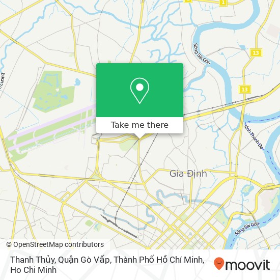 Thanh Thủy, Quận Gò Vấp, Thành Phố Hồ Chí Minh map