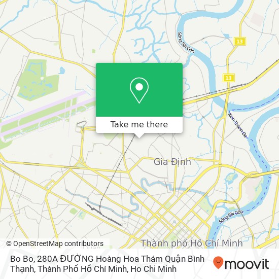 Bo Bo, 280A ĐƯỜNG Hoàng Hoa Thám Quận Bình Thạnh, Thành Phố Hồ Chí Minh map