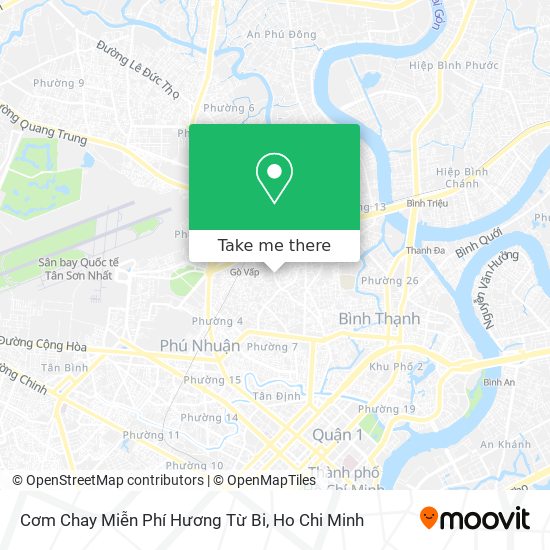 Cơm Chay Miễn Phí Hương Từ Bi map