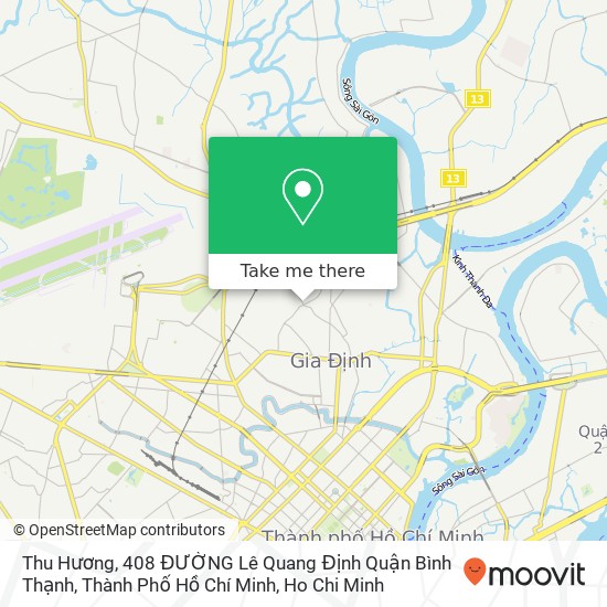 Thu Hương, 408 ĐƯỜNG Lê Quang Định Quận Bình Thạnh, Thành Phố Hồ Chí Minh map