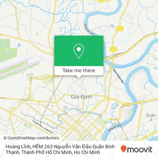 Hoàng Lĩnh, HẺM 263 Nguyễn Văn Đậu Quận Bình Thạnh, Thành Phố Hồ Chí Minh map