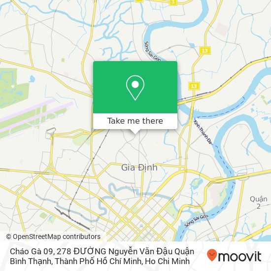 Cháo Gà 09, 278 ĐƯỜNG Nguyễn Văn Đậu Quận Bình Thạnh, Thành Phố Hồ Chí Minh map