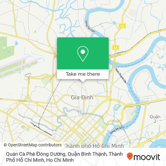 Quán Cà Phê Đông Dương, Quận Bình Thạnh, Thành Phố Hồ Chí Minh map