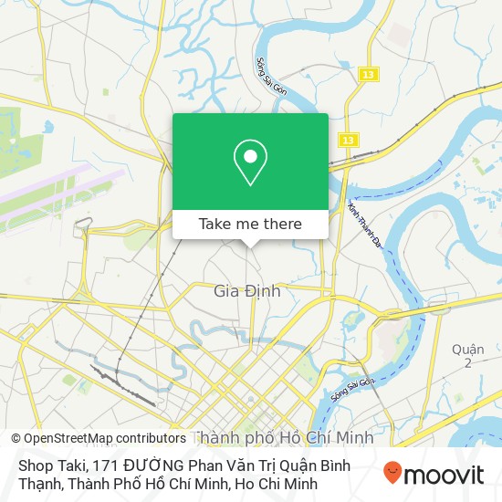 Shop Taki, 171 ĐƯỜNG Phan Văn Trị Quận Bình Thạnh, Thành Phố Hồ Chí Minh map