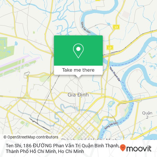 Ten Shi, 186 ĐƯỜNG Phan Văn Trị Quận Bình Thạnh, Thành Phố Hồ Chí Minh map