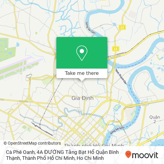 Cà Phê Oanh, 4A ĐƯỜNG Tăng Bạt Hổ Quận Bình Thạnh, Thành Phố Hồ Chí Minh map