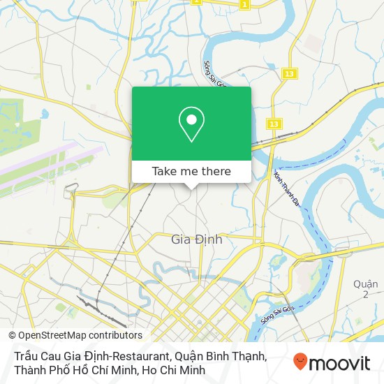 Trầu Cau Gia Định-Restaurant, Quận Bình Thạnh, Thành Phố Hồ Chí Minh map