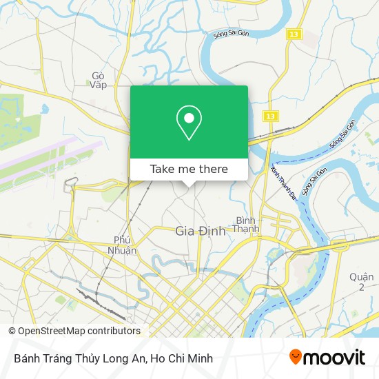 Bánh Tráng Thủy Long An map