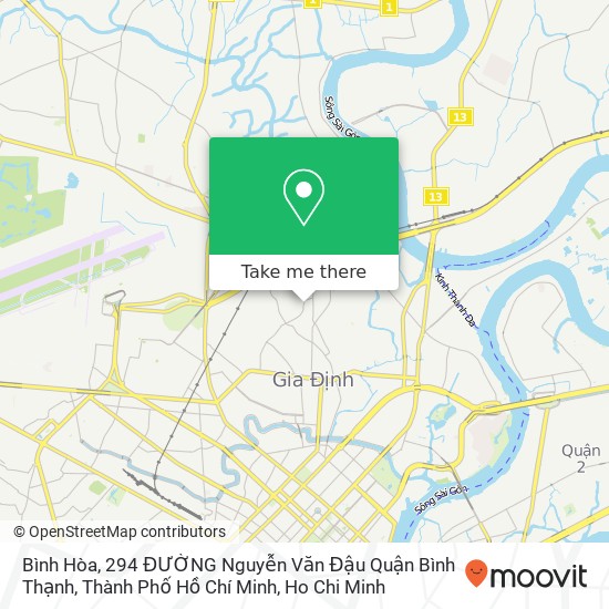 Bình Hòa, 294 ĐƯỜNG Nguyễn Văn Đậu Quận Bình Thạnh, Thành Phố Hồ Chí Minh map