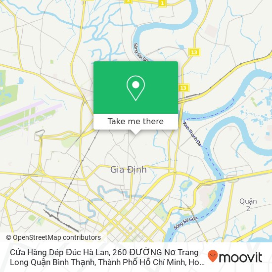 Cửa Hàng Dép Đúc Hà Lan, 260 ĐƯỜNG Nơ Trang Long Quận Bình Thạnh, Thành Phố Hồ Chí Minh map