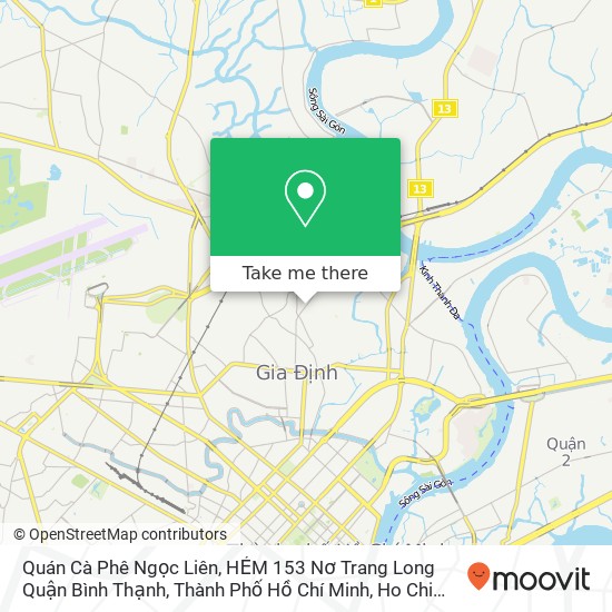 Quán Cà Phê Ngọc Liên, HẺM 153 Nơ Trang Long Quận Bình Thạnh, Thành Phố Hồ Chí Minh map