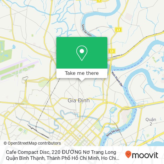 Cafe Compact Disc, 220 ĐƯỜNG Nơ Trang Long Quận Bình Thạnh, Thành Phố Hồ Chí Minh map