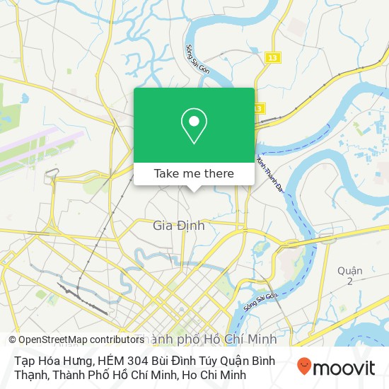 Tạp Hóa Hưng, HẺM 304 Bùi Đình Túy Quận Bình Thạnh, Thành Phố Hồ Chí Minh map
