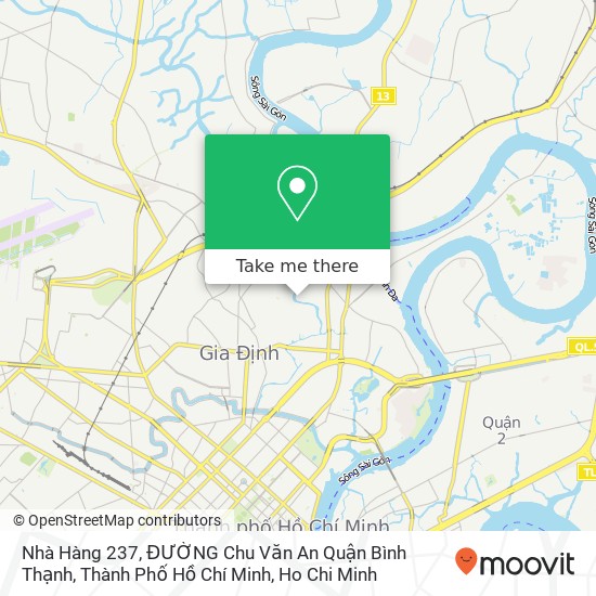 Nhà Hàng 237, ĐƯỜNG Chu Văn An Quận Bình Thạnh, Thành Phố Hồ Chí Minh map