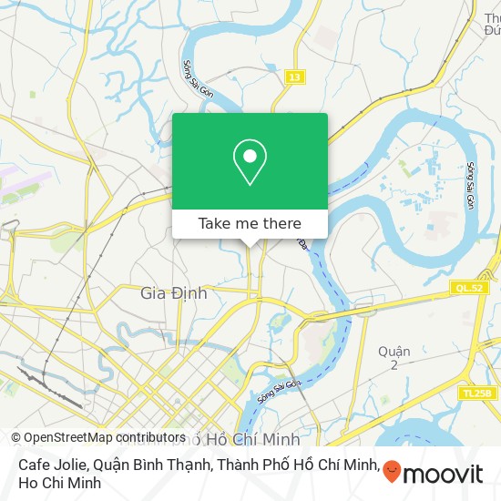 Cafe Jolie, Quận Bình Thạnh, Thành Phố Hồ Chí Minh map