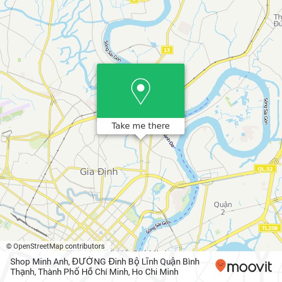 Shop Minh Anh, ĐƯỜNG Đinh Bộ Lĩnh Quận Bình Thạnh, Thành Phố Hồ Chí Minh map