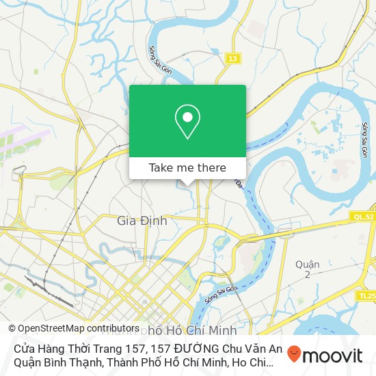 Cửa Hàng Thời Trang 157, 157 ĐƯỜNG Chu Văn An Quận Bình Thạnh, Thành Phố Hồ Chí Minh map