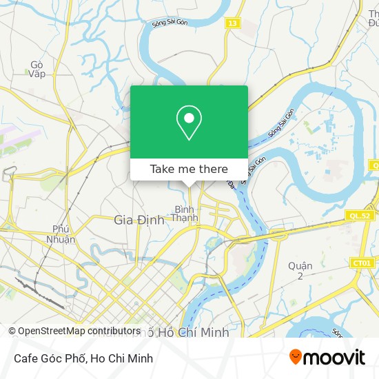 Cafe Góc Phố map