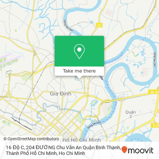 16 Độ C, 204 ĐƯỜNG Chu Văn An Quận Bình Thạnh, Thành Phố Hồ Chí Minh map