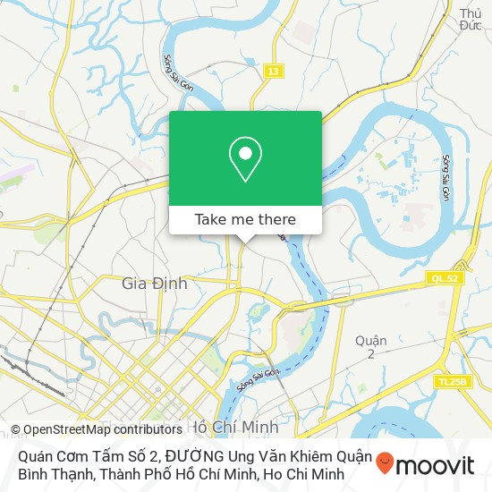 Quán Cơm Tấm Số 2, ĐƯỜNG Ung Văn Khiêm Quận Bình Thạnh, Thành Phố Hồ Chí Minh map