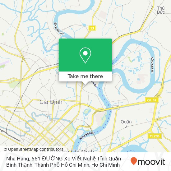 Nhà Hàng, 651 ĐƯỜNG Xô Viết Nghệ Tĩnh Quận Bình Thạnh, Thành Phố Hồ Chí Minh map