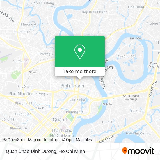 Quán Cháo Dinh Dưỡng map