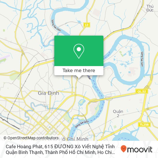 Cafe Hoàng Phát, 615 ĐƯỜNG Xô Viết Nghệ Tĩnh Quận Bình Thạnh, Thành Phố Hồ Chí Minh map