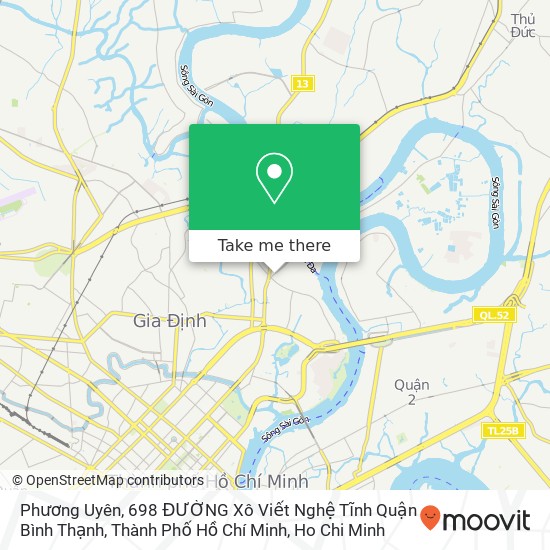 Phương Uyên, 698 ĐƯỜNG Xô Viết Nghệ Tĩnh Quận Bình Thạnh, Thành Phố Hồ Chí Minh map