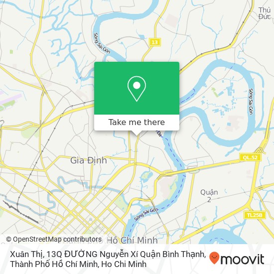 Xuân Thị, 13Q ĐƯỜNG Nguyễn Xí Quận Bình Thạnh, Thành Phố Hồ Chí Minh map