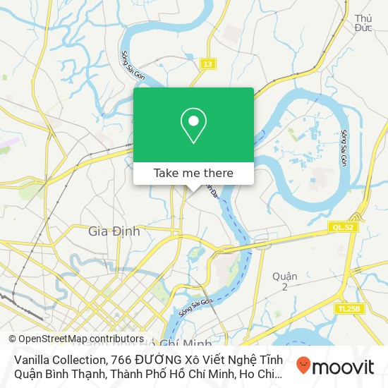 Vanilla Collection, 766 ĐƯỜNG Xô Viết Nghệ Tĩnh Quận Bình Thạnh, Thành Phố Hồ Chí Minh map