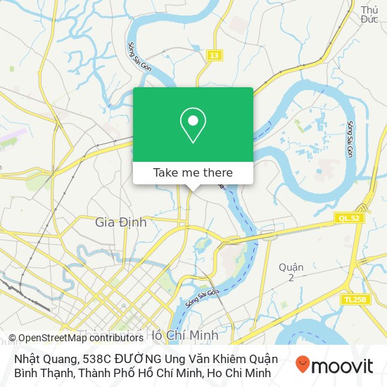 Nhật Quang, 538C ĐƯỜNG Ung Văn Khiêm Quận Bình Thạnh, Thành Phố Hồ Chí Minh map