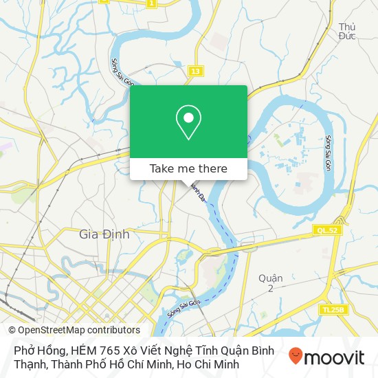 Phở Hồng, HẺM 765 Xô Viết Nghệ Tĩnh Quận Bình Thạnh, Thành Phố Hồ Chí Minh map
