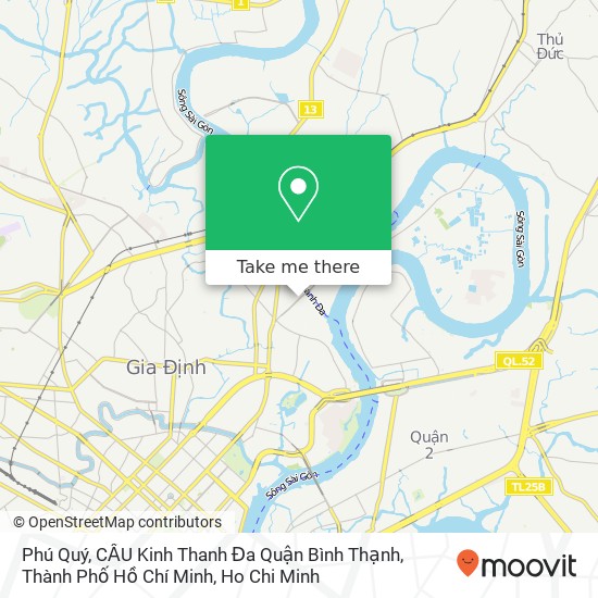 Phú Quý, CẦU Kinh Thanh Đa Quận Bình Thạnh, Thành Phố Hồ Chí Minh map
