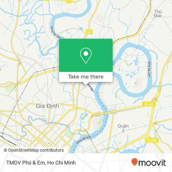 TMDV Phú & Em map